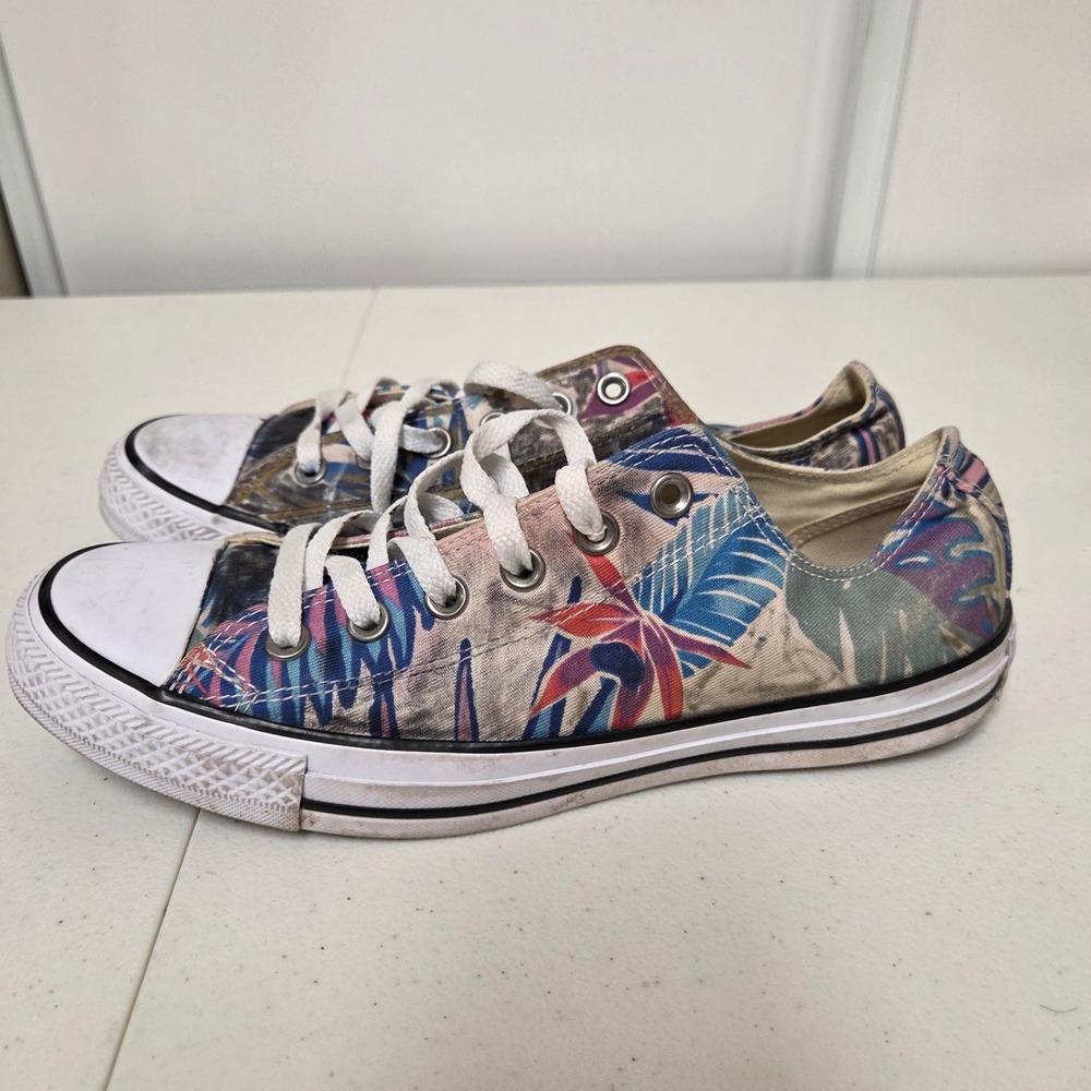 Converse Chuck Taylor All Star Low Tropical Floral Mens 7.5 Womens 9.5 155396F